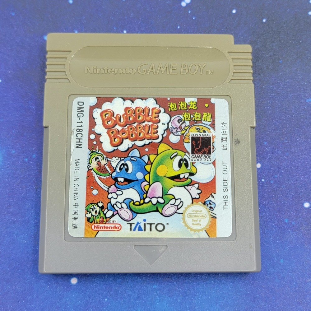 CHINESE Bubble Bobble (Nintendo Game Boy) Video Game 0334